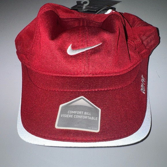 Vintage Nike DriFit Adult Unisex Red Ballcap with Reflective RimNWT Packable